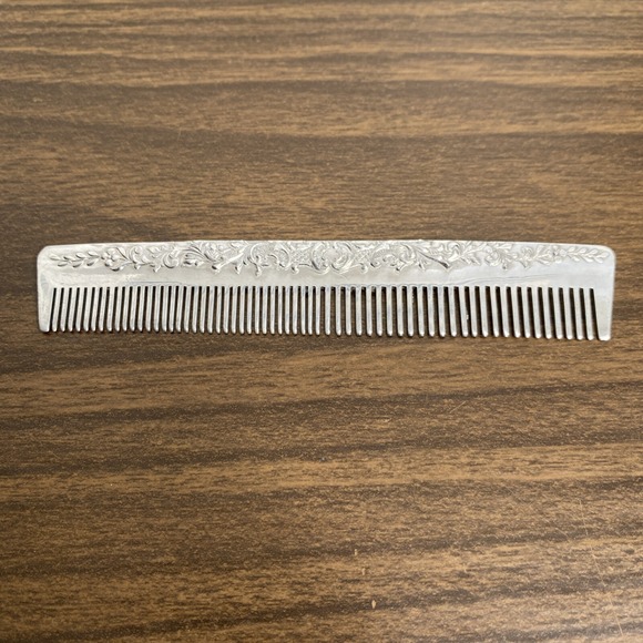 VTG Metropolis IL - The New Julian Hotel Advertising  4" Aluminum Hair Comb - Picture 9 of 12